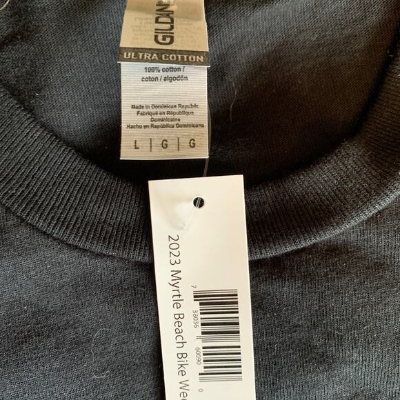 Myrtle Beach 2003 Bike Week Black and Blue T-Shirt Large - Picture 4 of 4